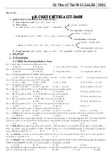 Giáo án Ph-Chất chỉ Thị Axit-bazơ